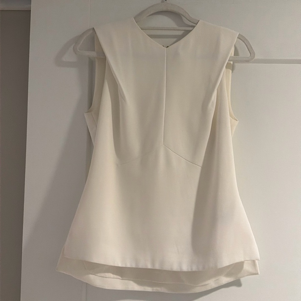 Ted Baker crepe white top
